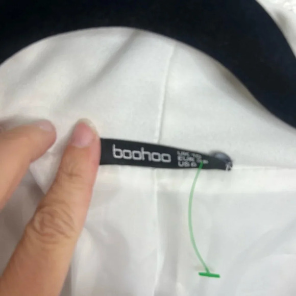 BOOHOO white Blazer - Size 6 - Picture 7 of 9